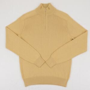 NWOT Loro Piana Mezzocollo Sweater Men's 48 (Medium) Gold
